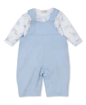 2 Piece Boys Elephant Bodysuit & Overalls