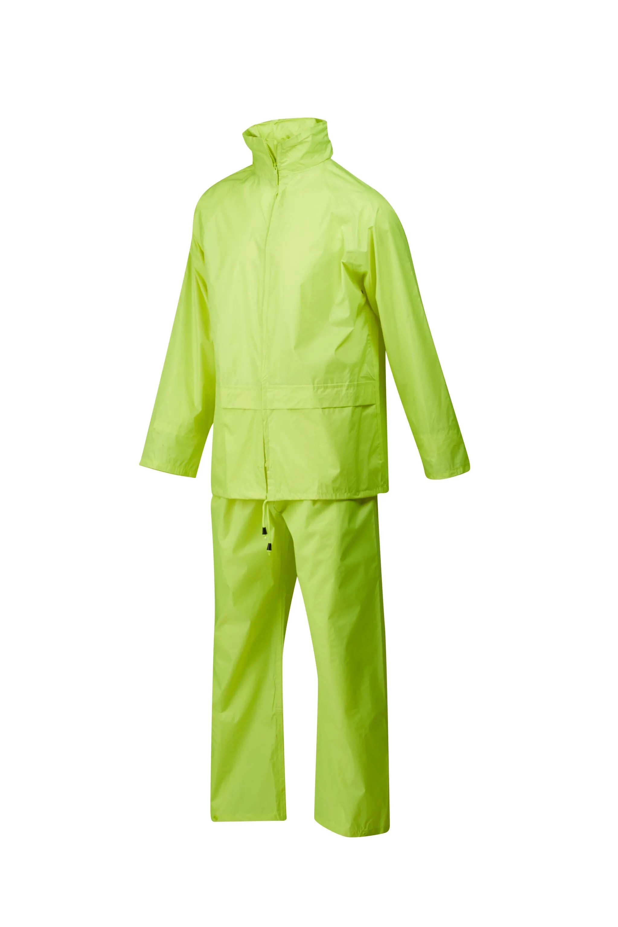 7PRS515 RAIN JACKET & PANTS SET MASTER PELICAN POUCH HI VIS D POLYESTER/PVC