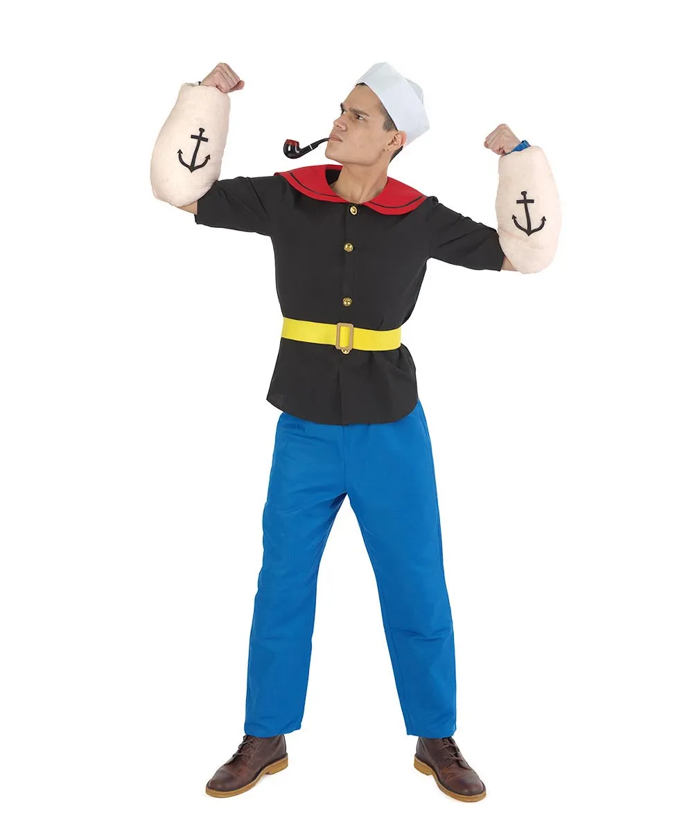 Adult Men's Sailor Captain 5 Pc Costume | Multicolor Cosplay Costume