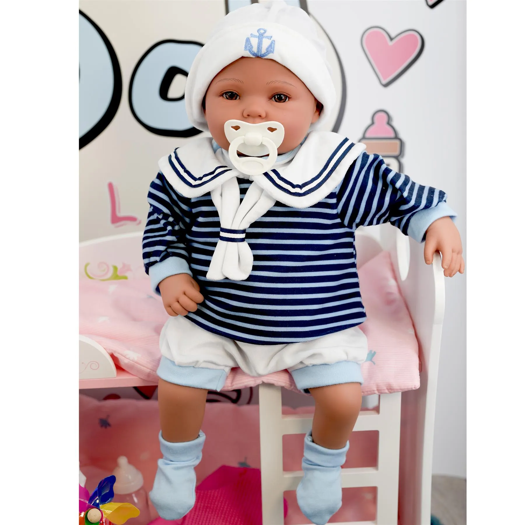 BiBi Outfits - Reborn Doll Clothes (Sailor) (50 cm / 20")