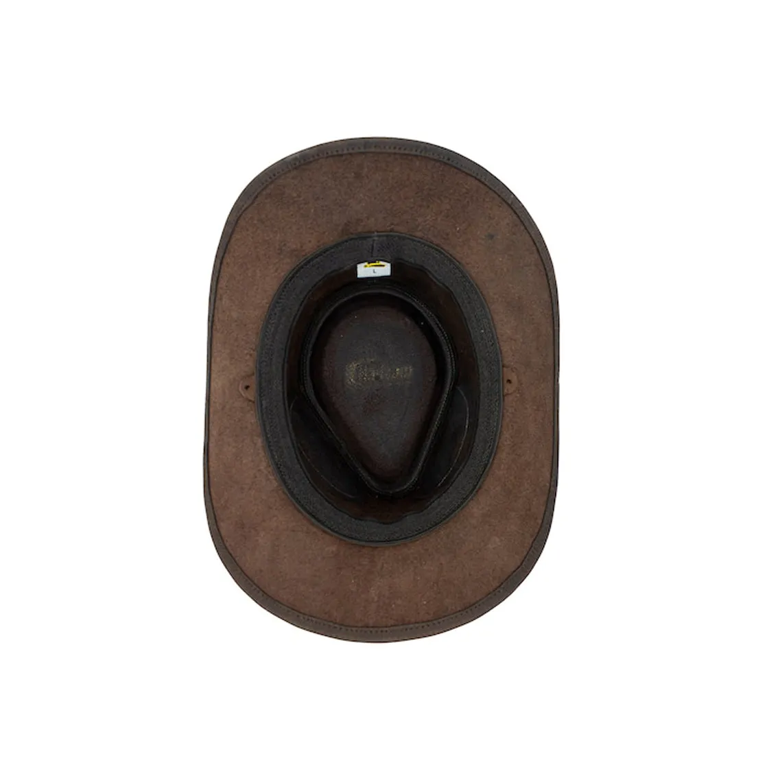 Brown Outback Hat Shapeable into Leather Cowboy Hat Durable Leather Hats for Men | Western hat | Western Hats for Men and Women