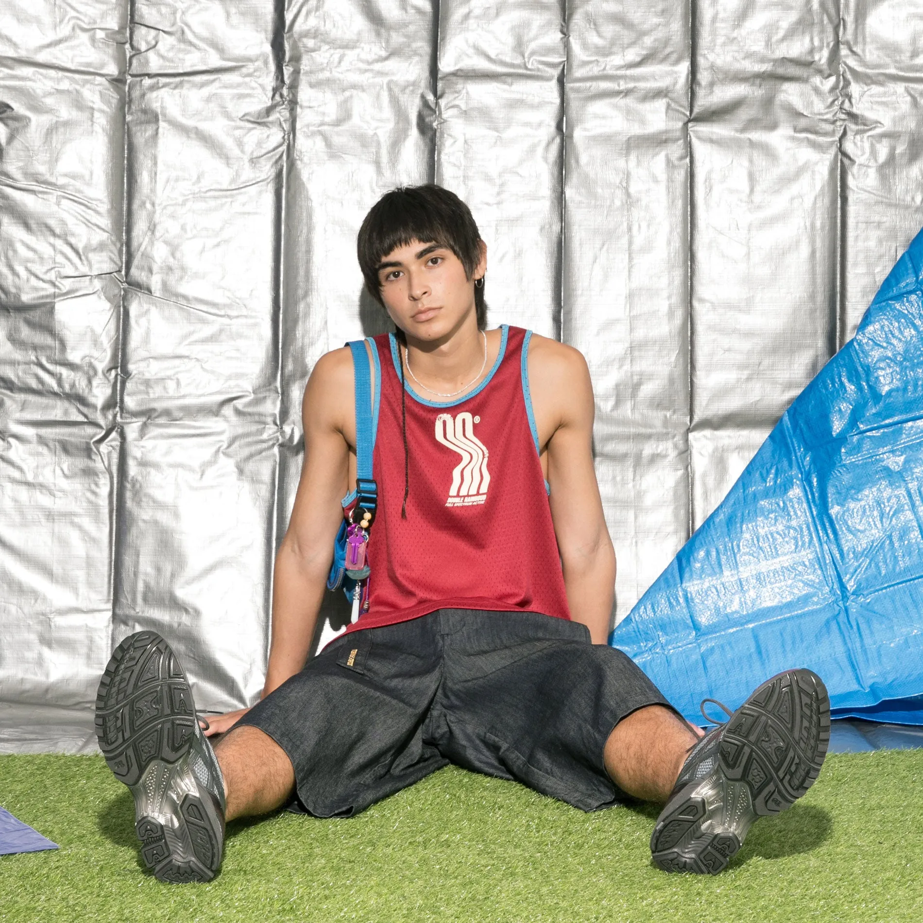 BURGUNDY ATHLETICISM SINGLET