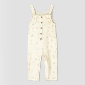 Cadan overall in ivory leaves