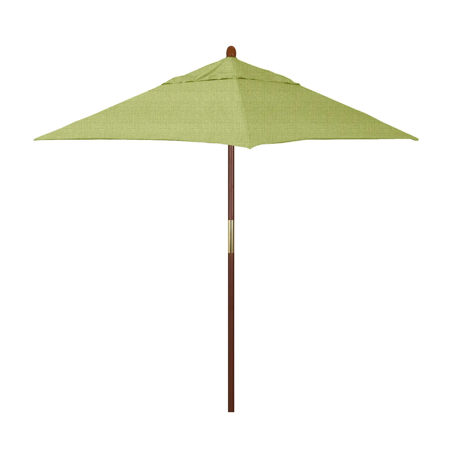 California Umbrella Grove Series 6 ft Square Commercial Patio Umbrella: Sturdy Hardwood Construction with Push Lift