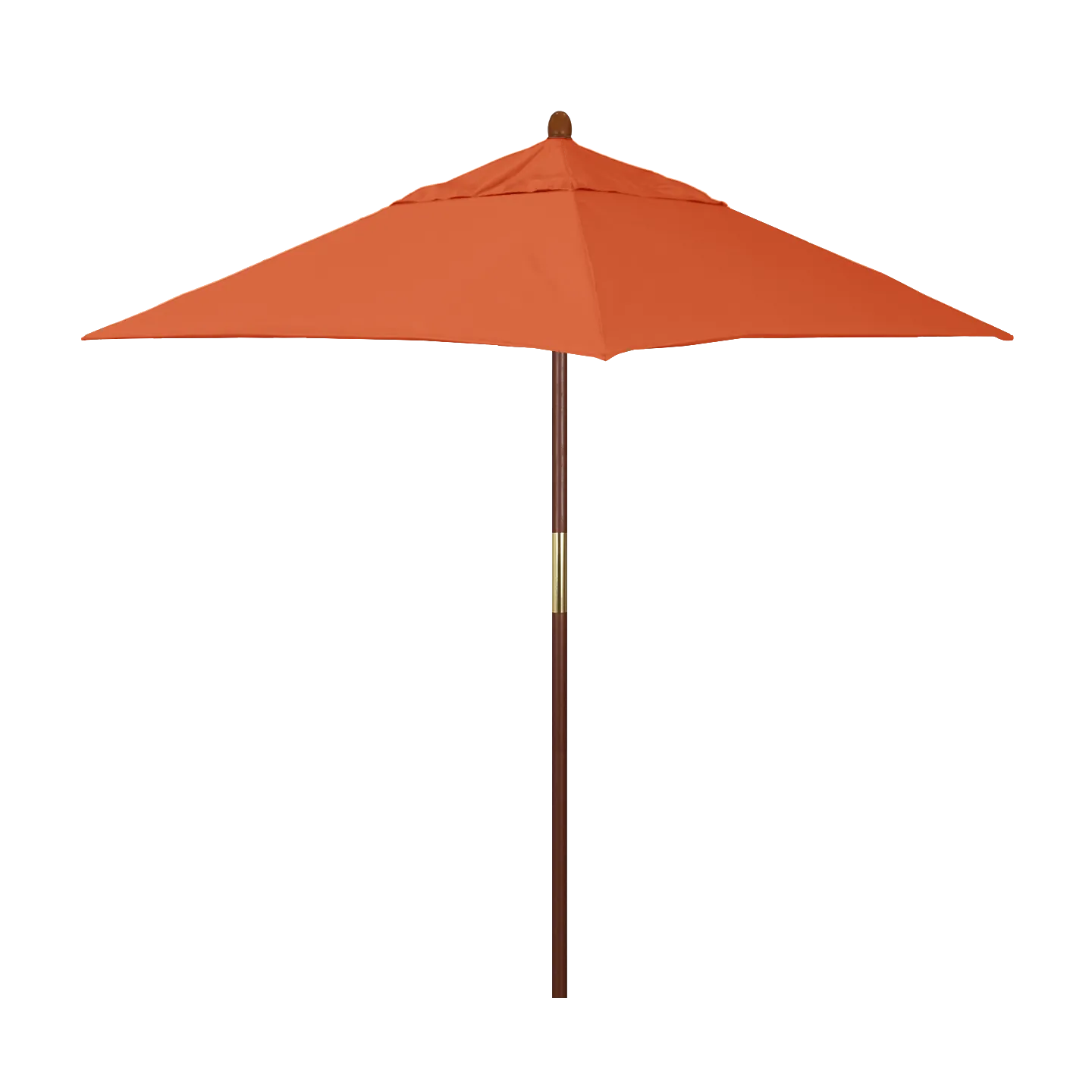 California Umbrella Grove Series 6 ft Square Commercial Patio Umbrella: Sturdy Hardwood Construction with Push Lift