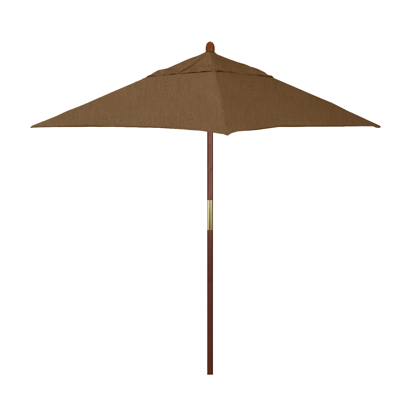 California Umbrella Grove Series 6 ft Square Commercial Patio Umbrella: Sturdy Hardwood Construction with Push Lift