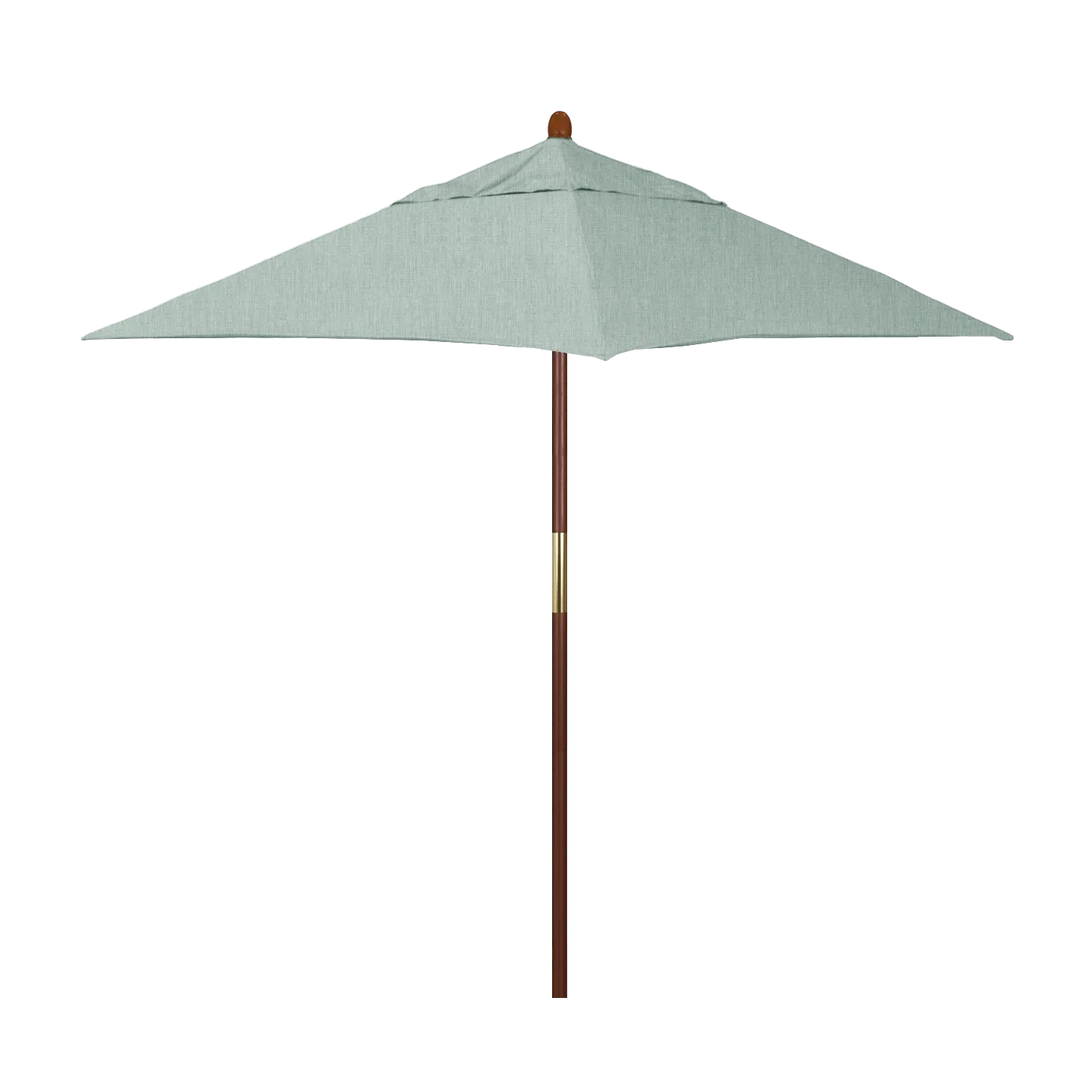 California Umbrella Grove Series 6 ft Square Commercial Patio Umbrella: Sturdy Hardwood Construction with Push Lift