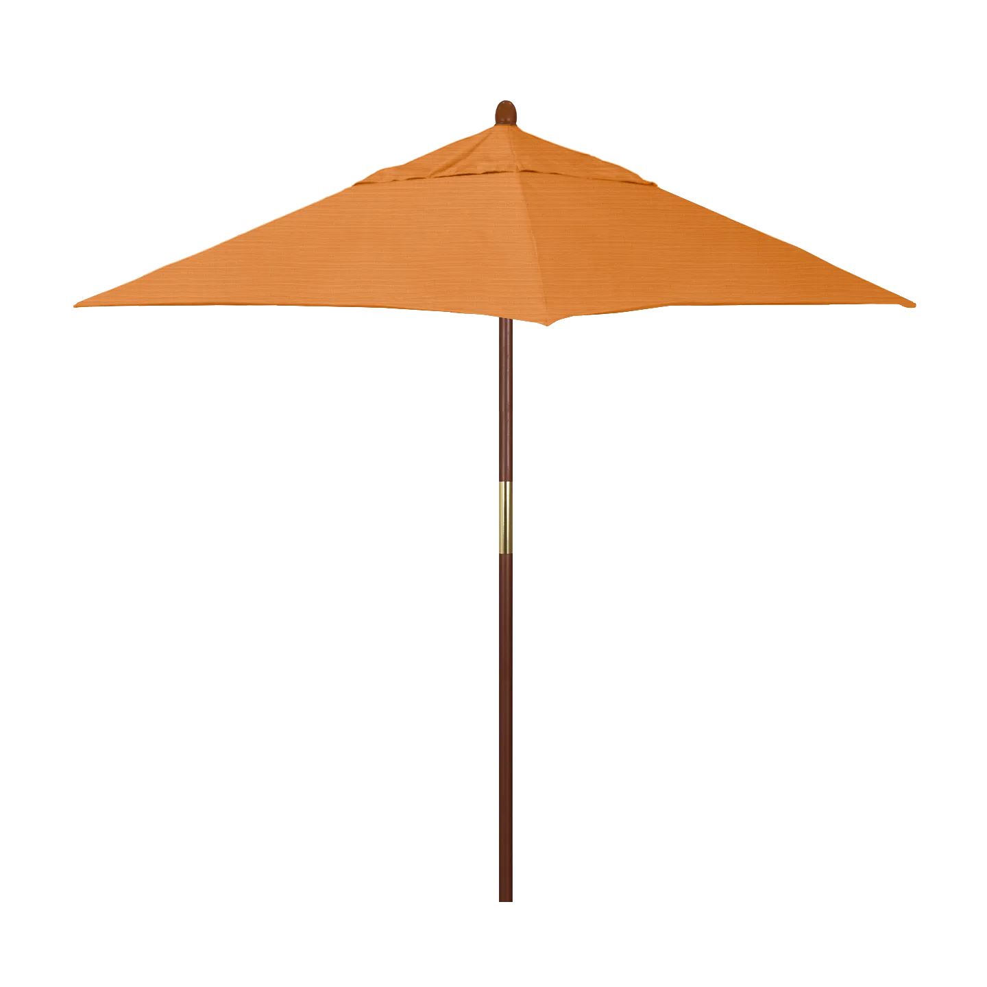 California Umbrella Grove Series 6 ft Square Commercial Patio Umbrella: Sturdy Hardwood Construction with Push Lift