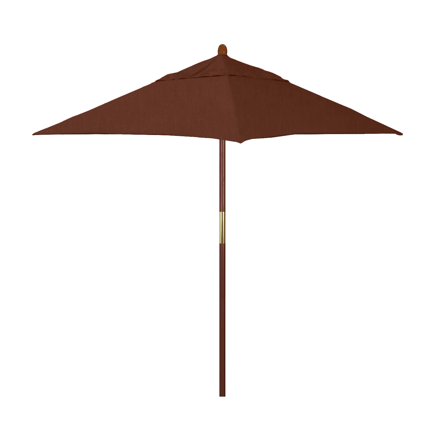 California Umbrella Grove Series 6 ft Square Commercial Patio Umbrella: Sturdy Hardwood Construction with Push Lift