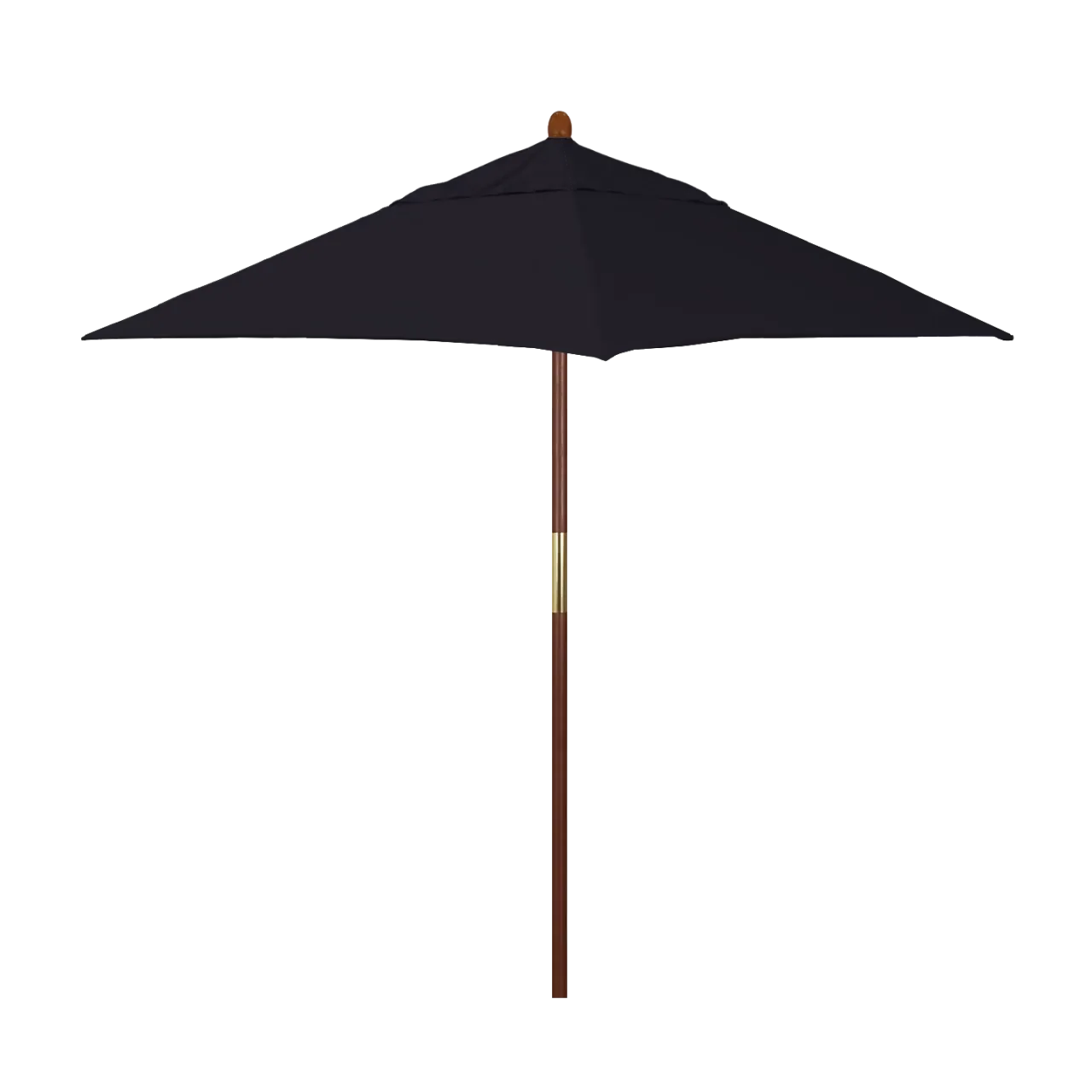 California Umbrella Grove Series 6 ft Square Commercial Patio Umbrella: Sturdy Hardwood Construction with Push Lift