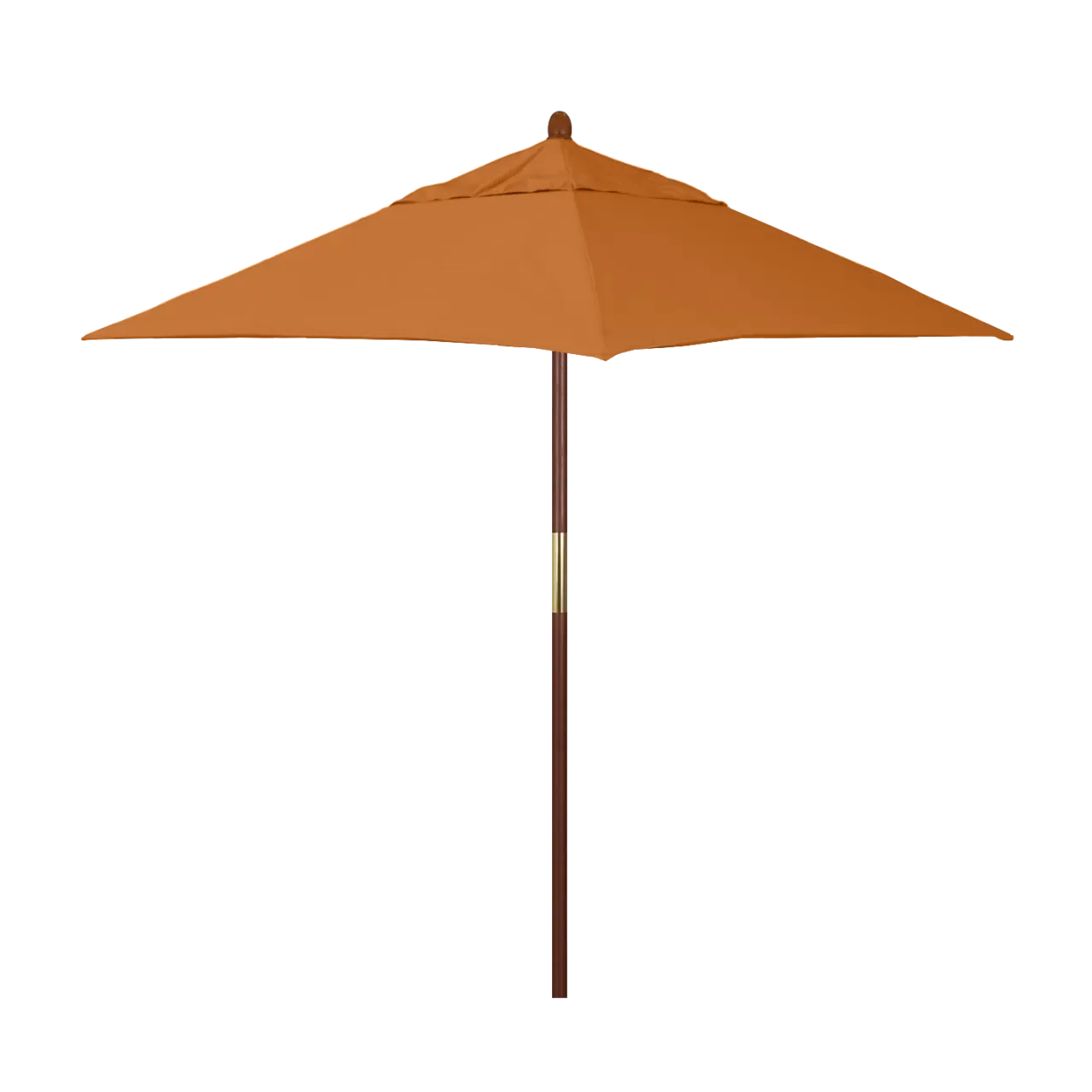 California Umbrella Grove Series 6 ft Square Commercial Patio Umbrella: Sturdy Hardwood Construction with Push Lift