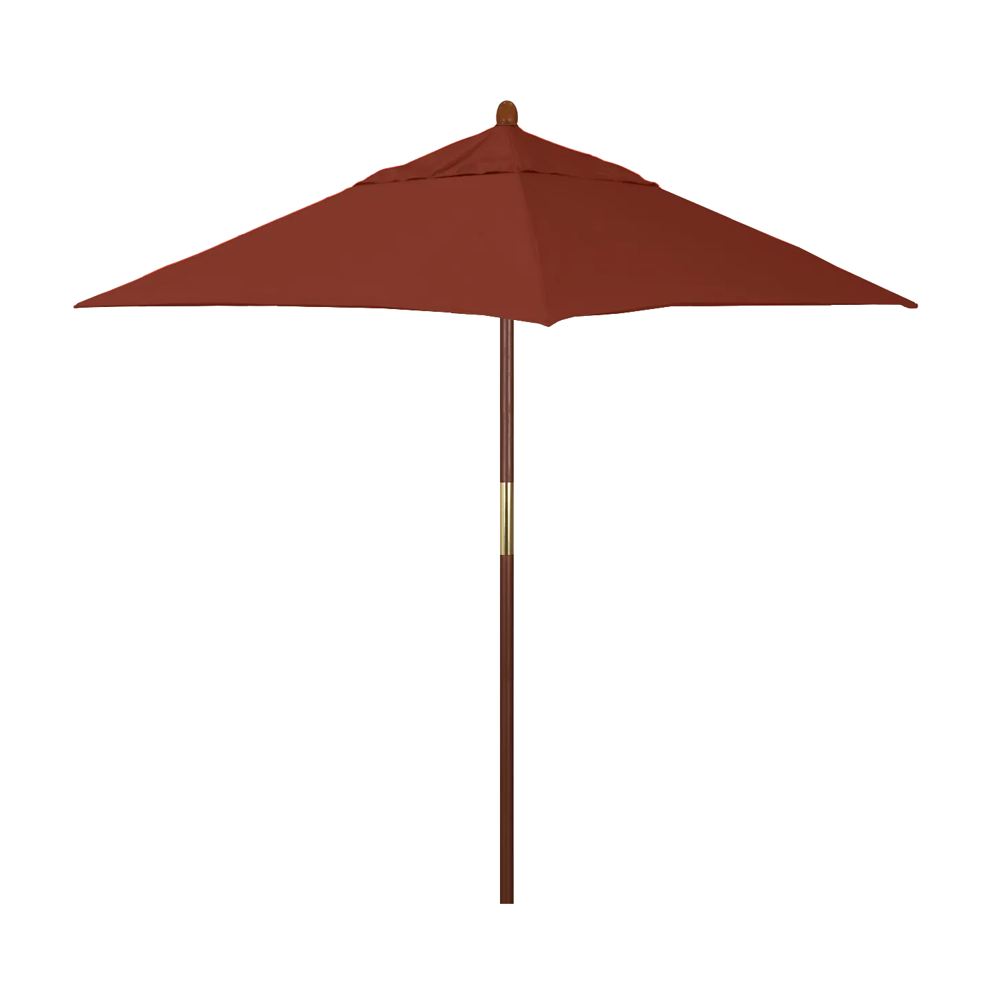 California Umbrella Grove Series 6 ft Square Commercial Patio Umbrella: Sturdy Hardwood Construction with Push Lift