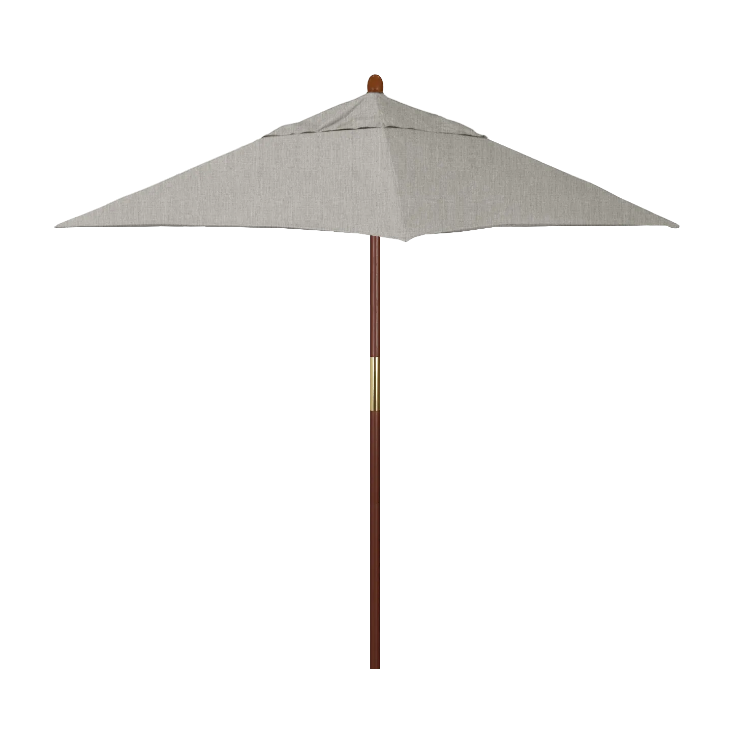 California Umbrella Grove Series 6 ft Square Commercial Patio Umbrella: Sturdy Hardwood Construction with Push Lift