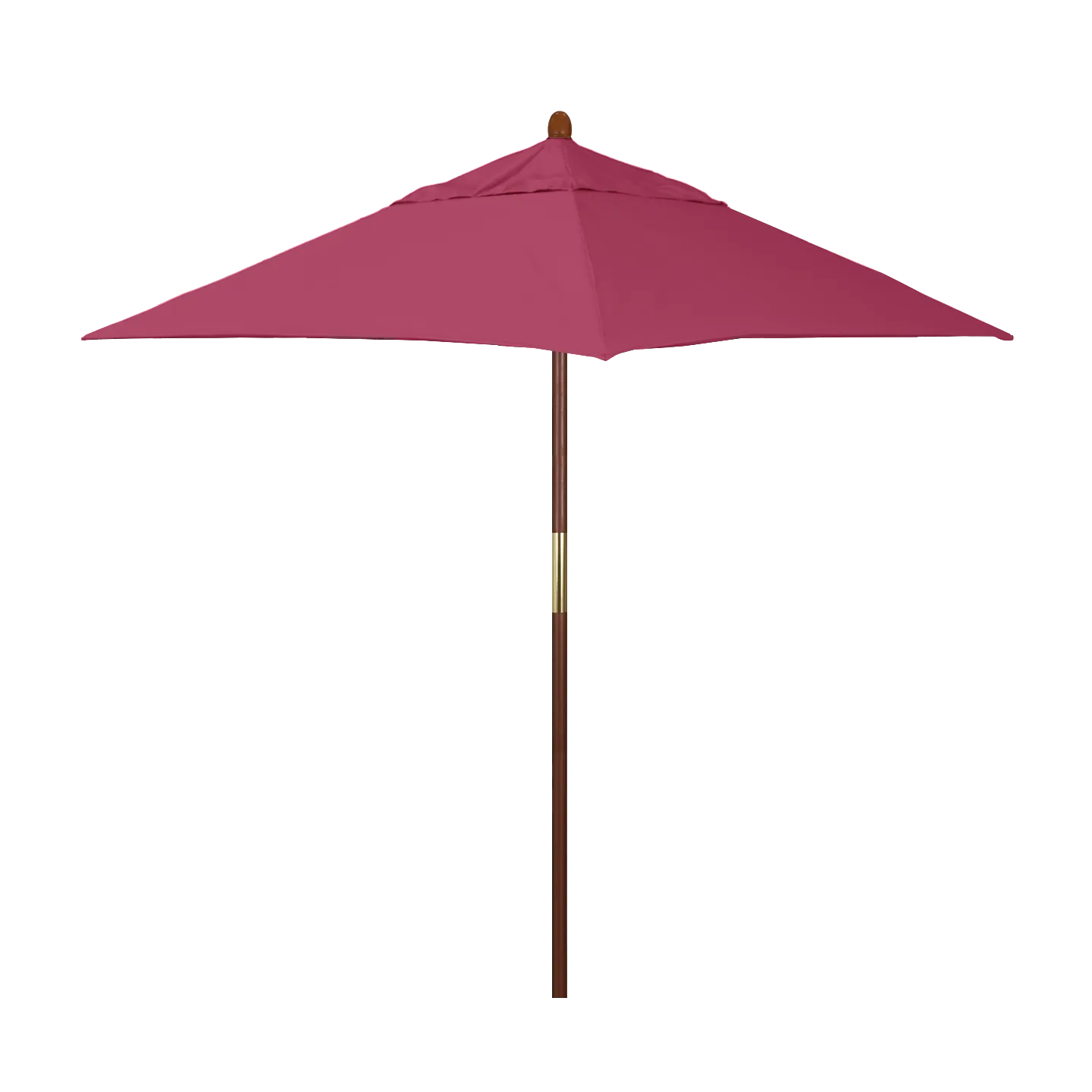 California Umbrella Grove Series 6 ft Square Commercial Patio Umbrella: Sturdy Hardwood Construction with Push Lift