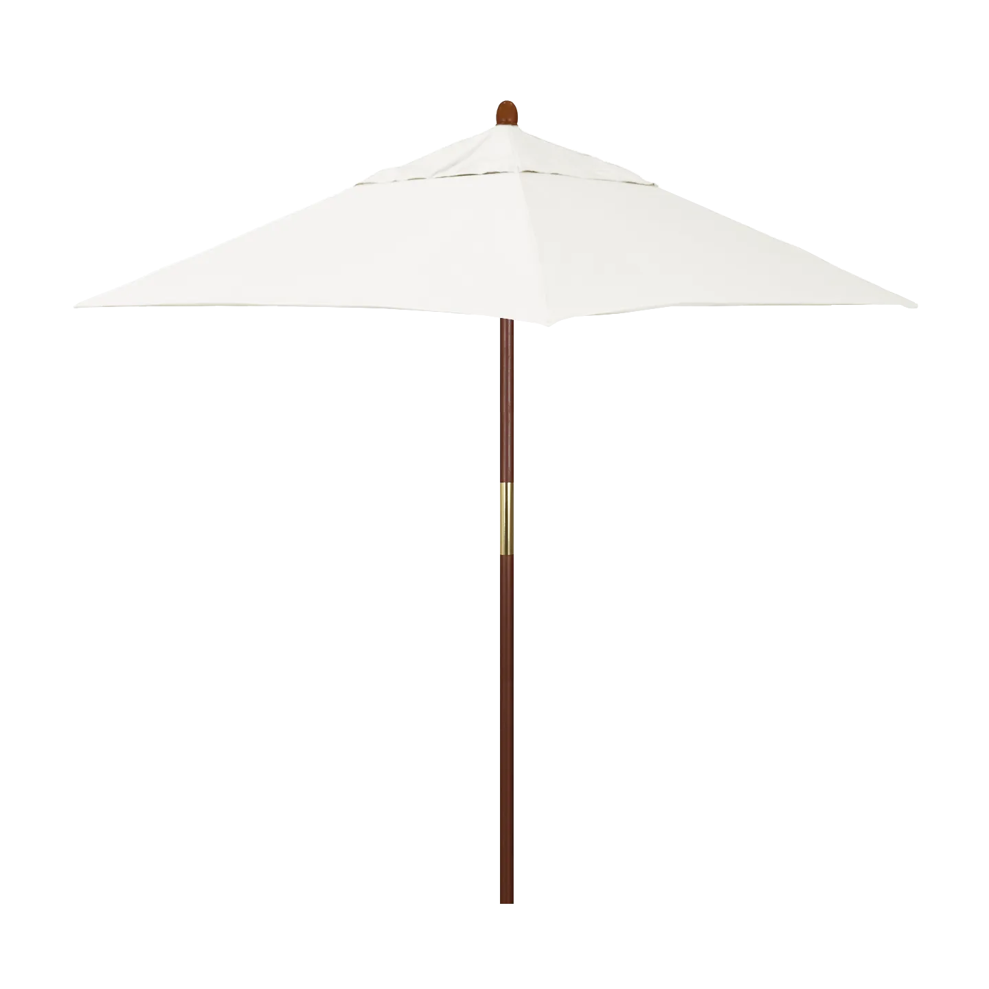 California Umbrella Grove Series 6 ft Square Commercial Patio Umbrella: Sturdy Hardwood Construction with Push Lift