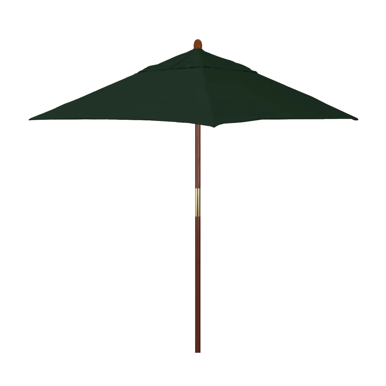 California Umbrella Grove Series 6 ft Square Commercial Patio Umbrella: Sturdy Hardwood Construction with Push Lift