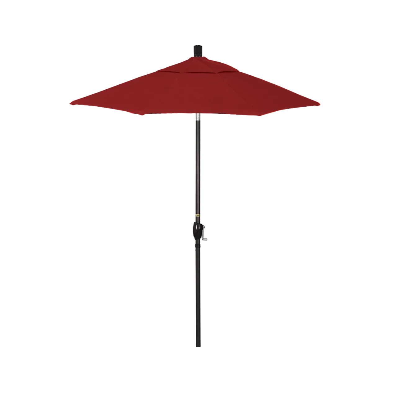 California Umbrella Pacific Trail Series 6 ft Patio Umbrella - Residential Grade with Push Button Tilt and Crank Lift