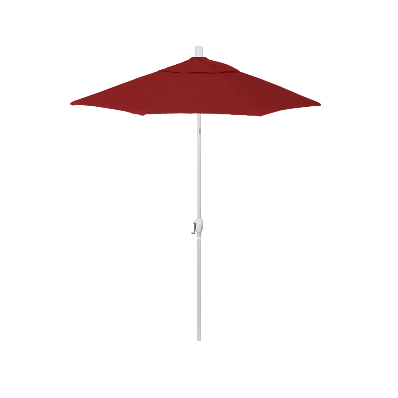 California Umbrella Pacific Trail Series 6 ft Patio Umbrella - Residential Grade with Push Button Tilt and Crank Lift