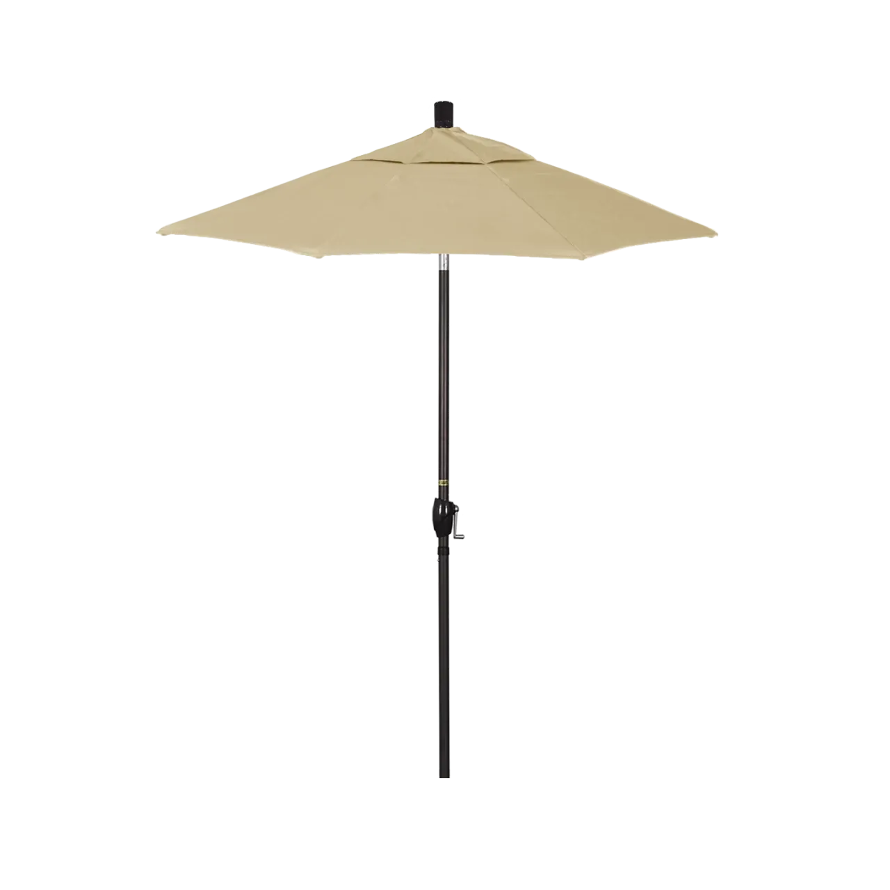 California Umbrella Pacific Trail Series 6 ft Patio Umbrella - Residential Grade with Push Button Tilt and Crank Lift