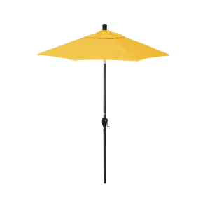 California Umbrella Pacific Trail Series 6 ft Patio Umbrella - Residential Grade with Push Button Tilt and Crank Lift