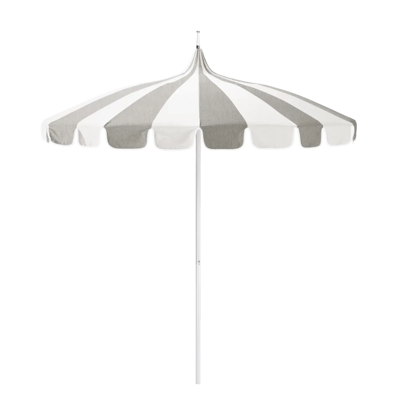 California Umbrella Pagoda Series 8.5 ft Residential Patio Umbrella - Elegant Pagoda Cut with Push Lift