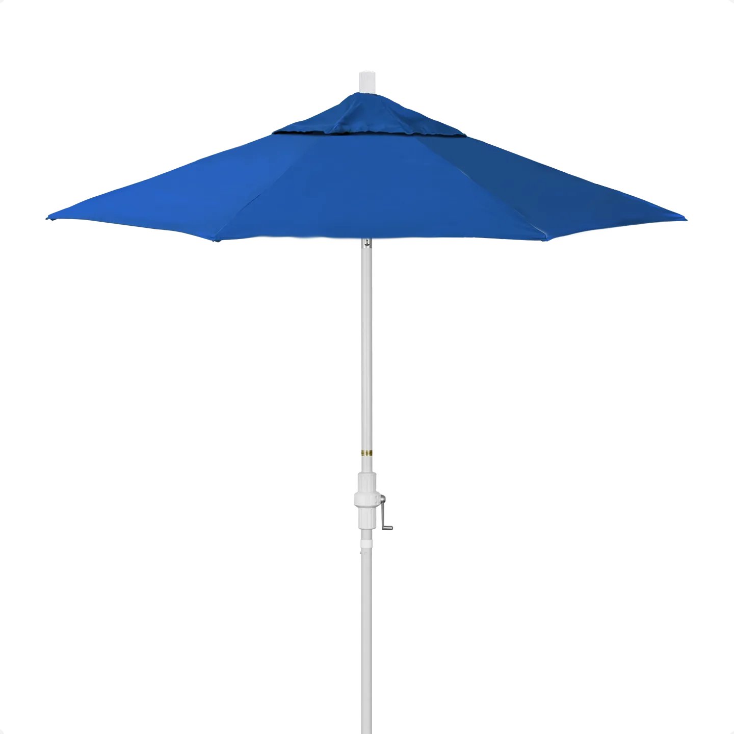 California Umbrella Sun Master Series 7.5 ft Patio Umbrella - Residential Grade with Collar Tilt and Crank Lift