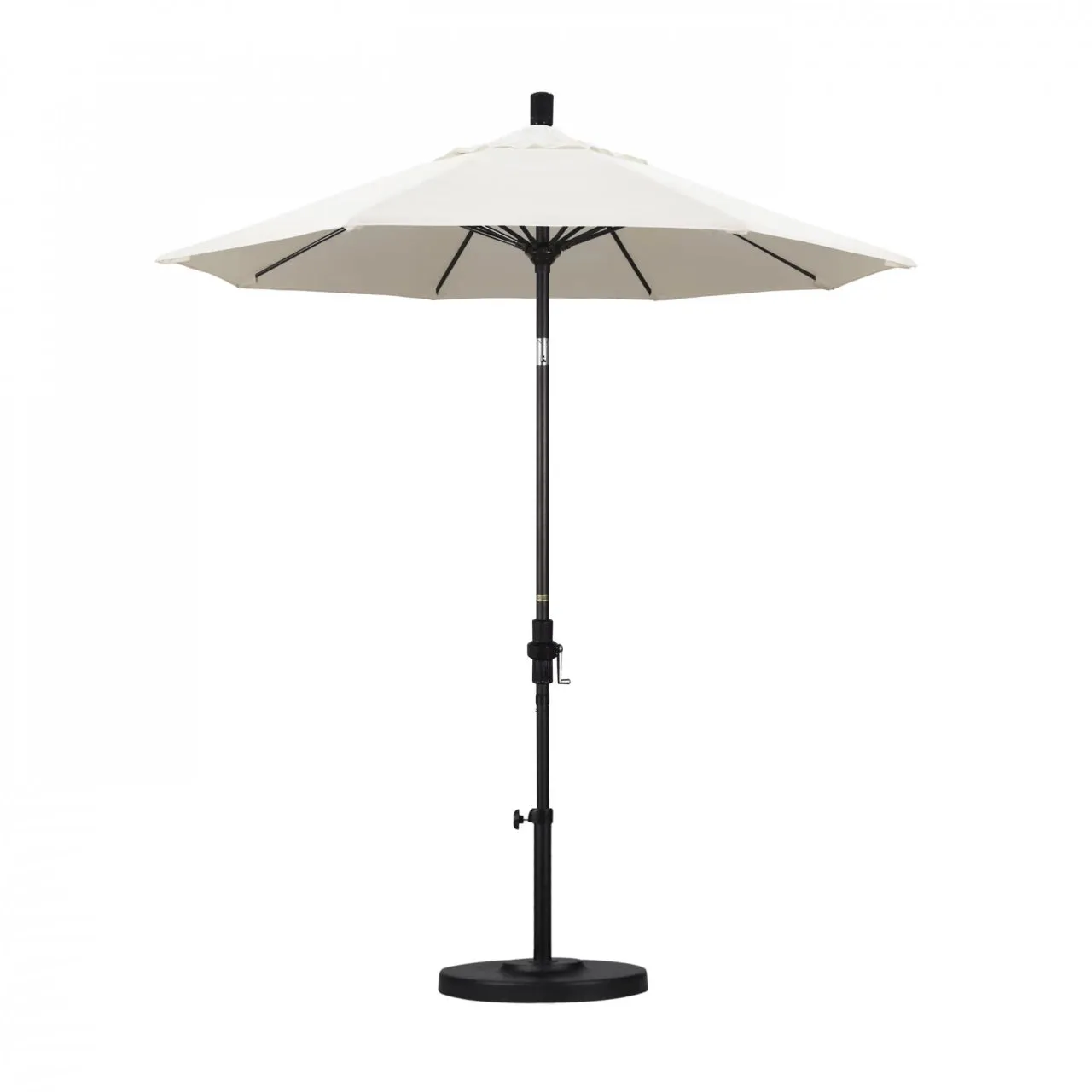 California Umbrella Sun Master Series 7.5 ft Patio Umbrella - Residential Grade with Collar Tilt and Crank Lift