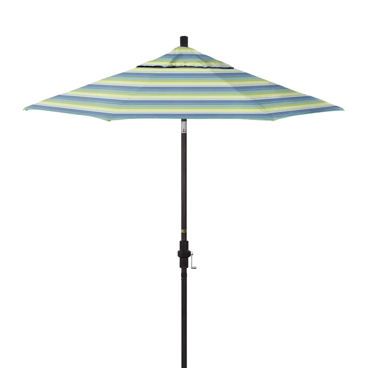 California Umbrella Sun Master Series 7.5 ft Patio Umbrella - Residential Grade with Collar Tilt and Crank Lift