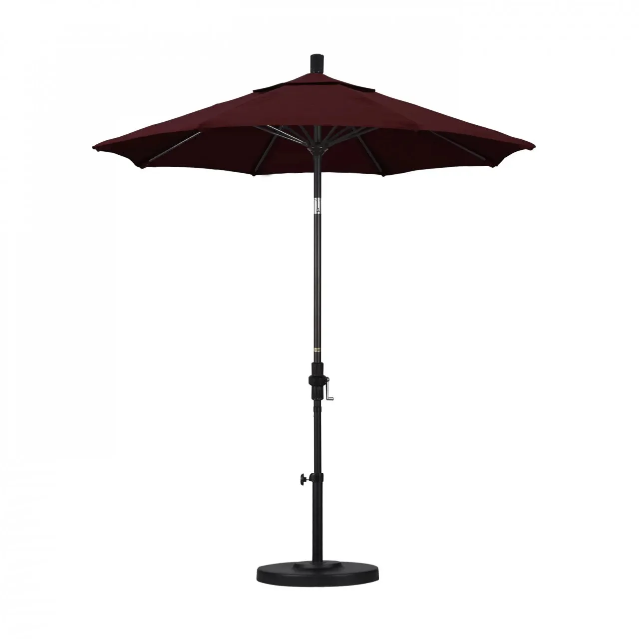 California Umbrella Sun Master Series 7.5 ft Patio Umbrella - Residential Grade with Collar Tilt and Crank Lift