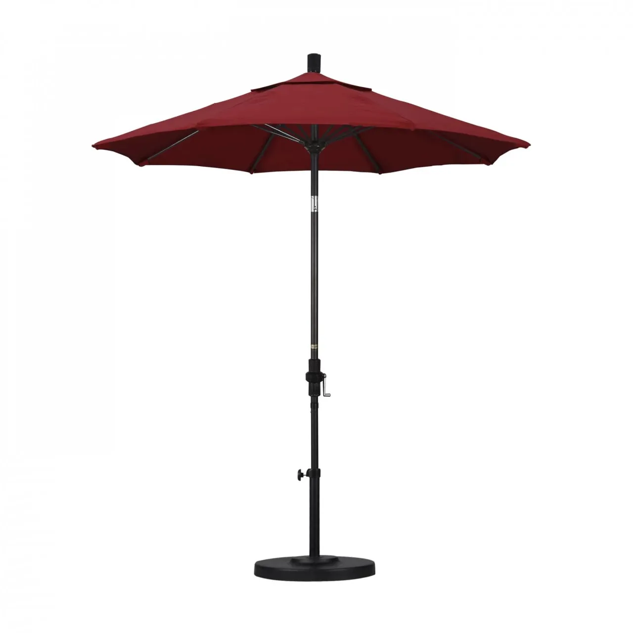 California Umbrella Sun Master Series 7.5 ft Patio Umbrella - Residential Grade with Collar Tilt and Crank Lift