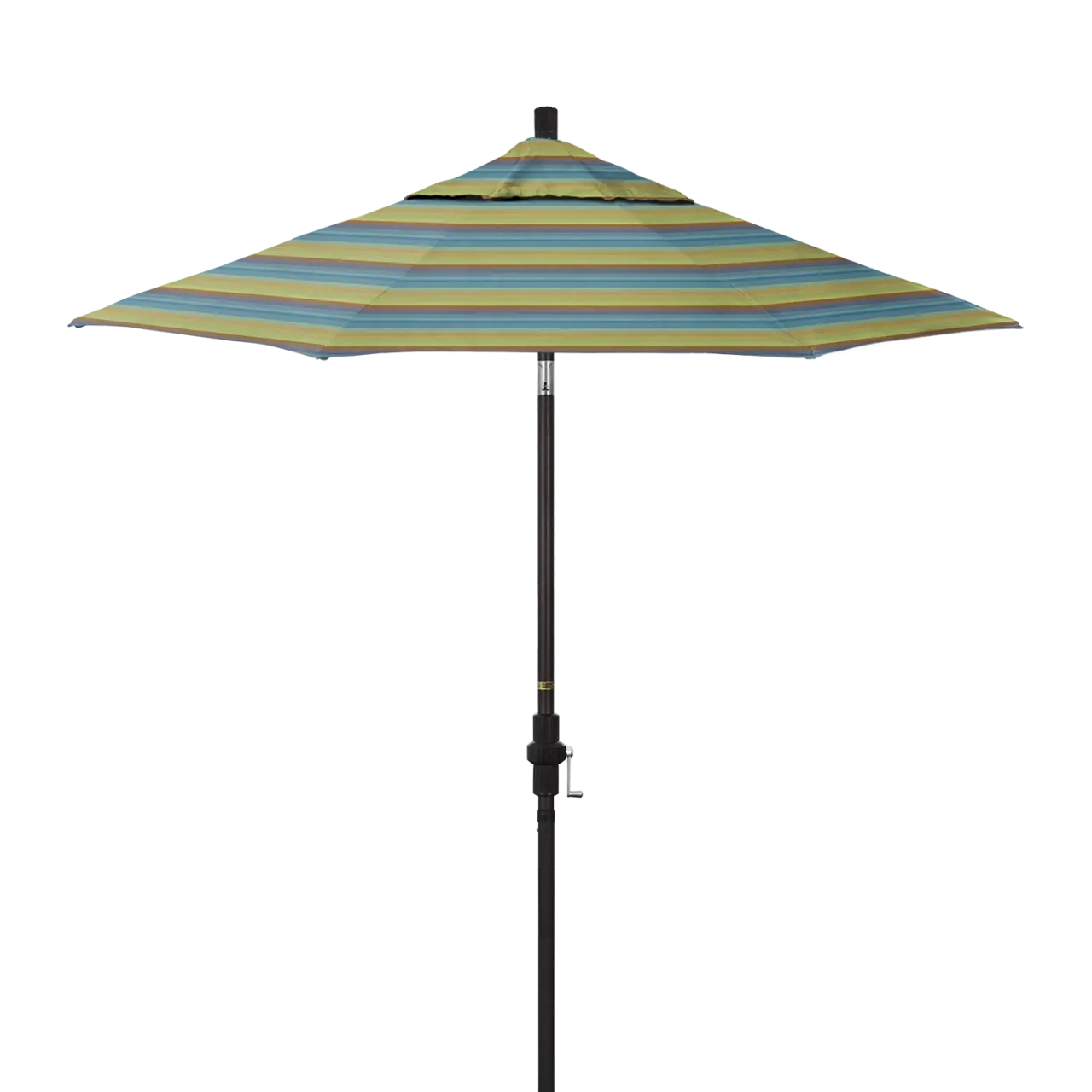 California Umbrella Sun Master Series 7.5 ft Patio Umbrella - Residential Grade with Collar Tilt and Crank Lift