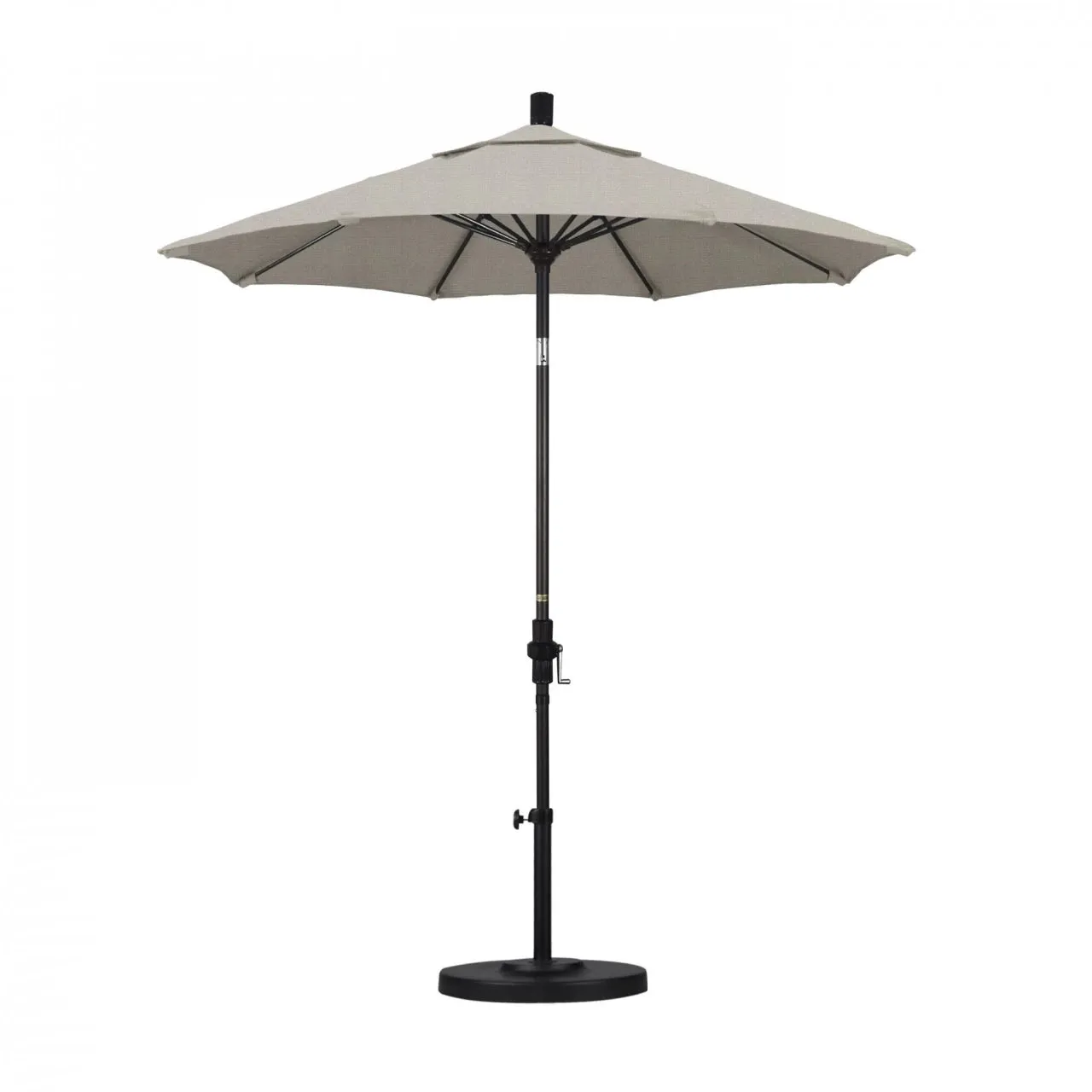 California Umbrella Sun Master Series 7.5 ft Patio Umbrella - Residential Grade with Collar Tilt and Crank Lift