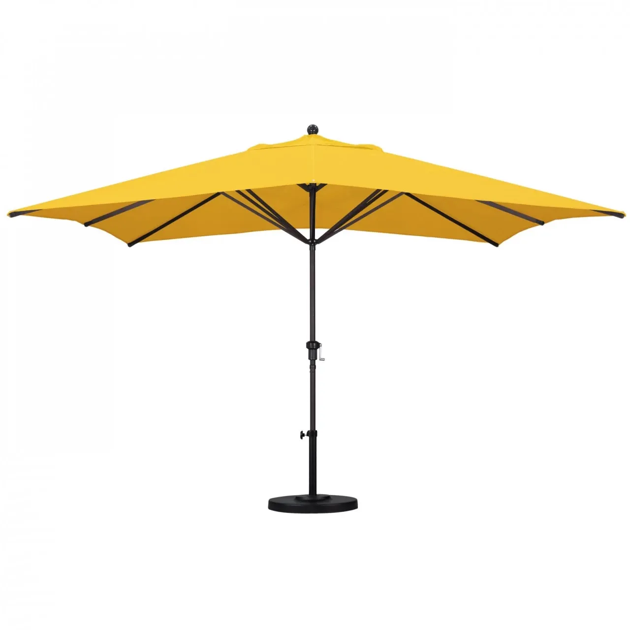 California Umbrella Tahoe Series Large 11 ft Rectangle Patio Umbrella - Residential Grade with Crank Lift