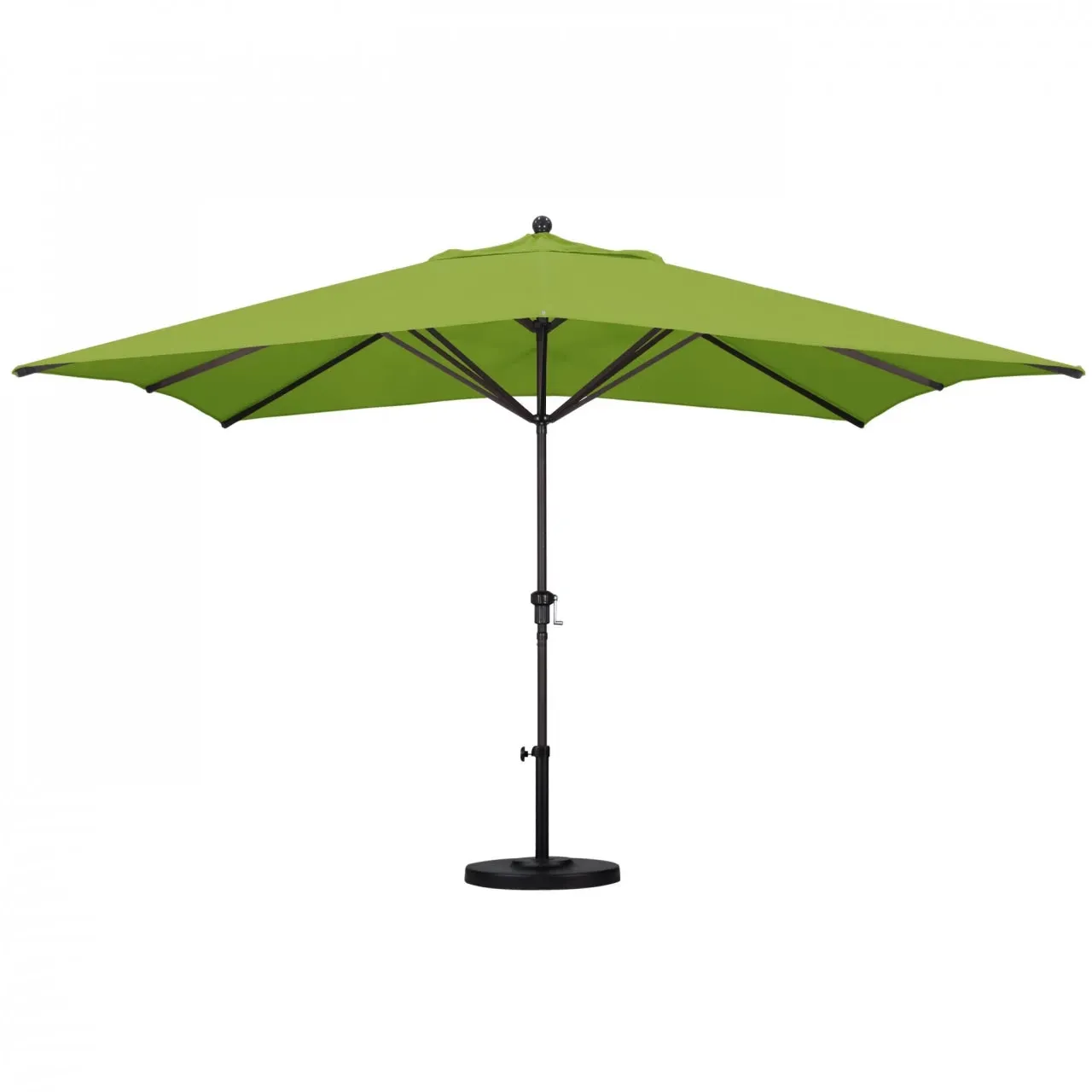 California Umbrella Tahoe Series Large 11 ft Rectangle Patio Umbrella - Residential Grade with Crank Lift