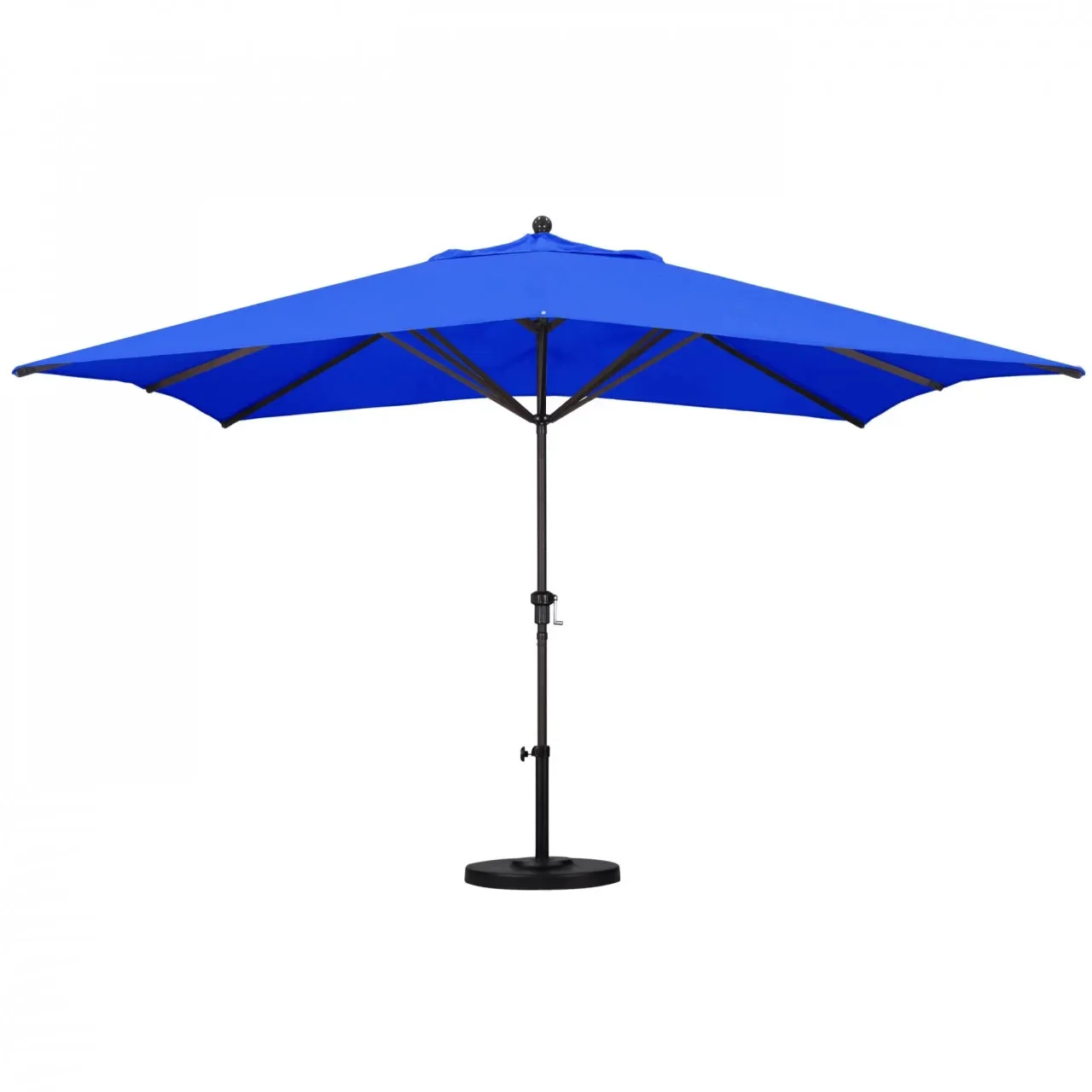 California Umbrella Tahoe Series Large 11 ft Rectangle Patio Umbrella - Residential Grade with Crank Lift