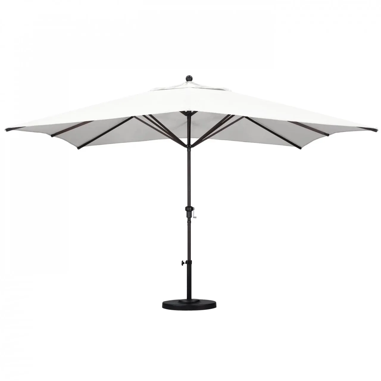 California Umbrella Tahoe Series Large 11 ft Rectangle Patio Umbrella - Residential Grade with Crank Lift