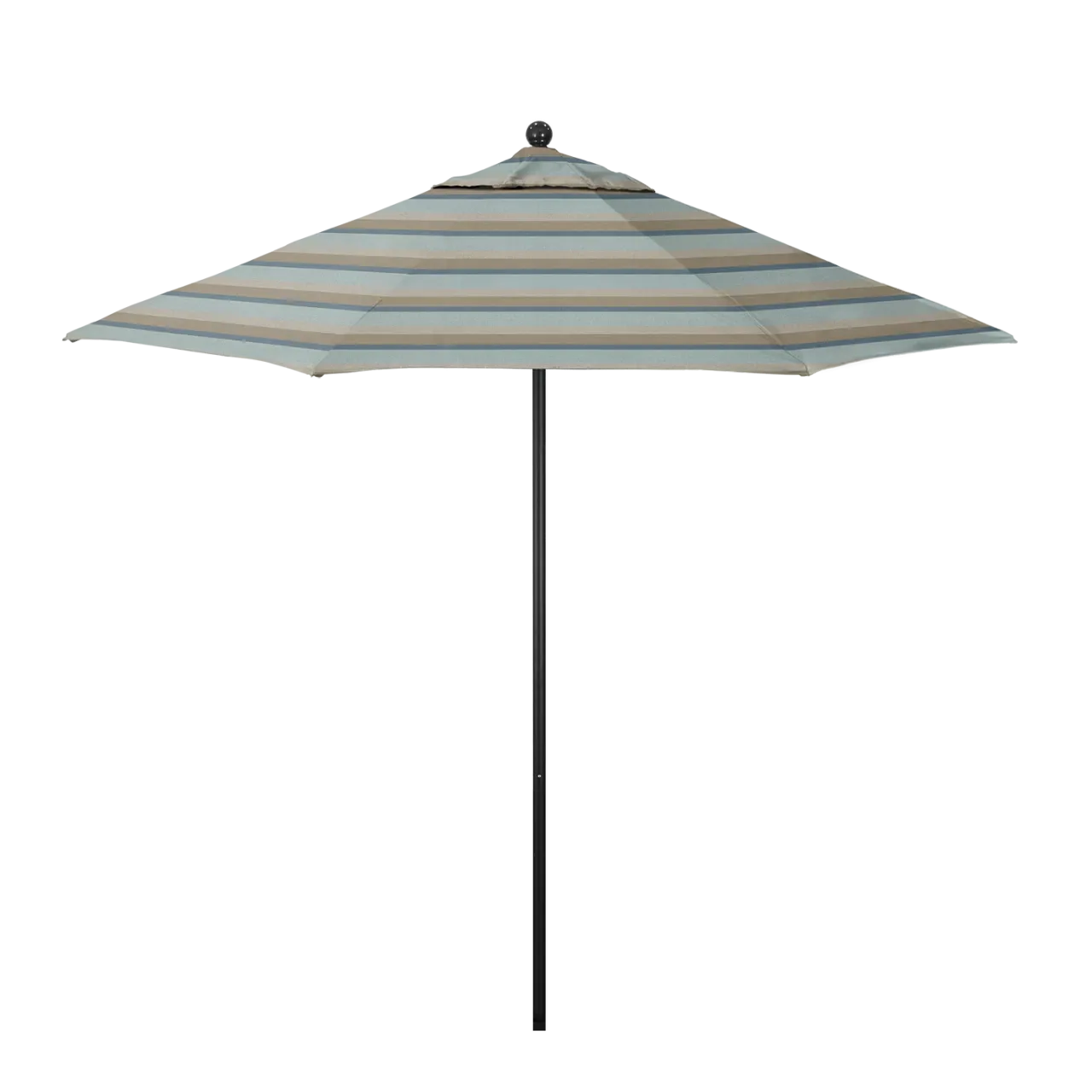 California Umbrella Venture Series 9 foot Commercial Patio Umbrella - Sturdy Aluminum Pole with Push Lift and Fiberglass Ribs