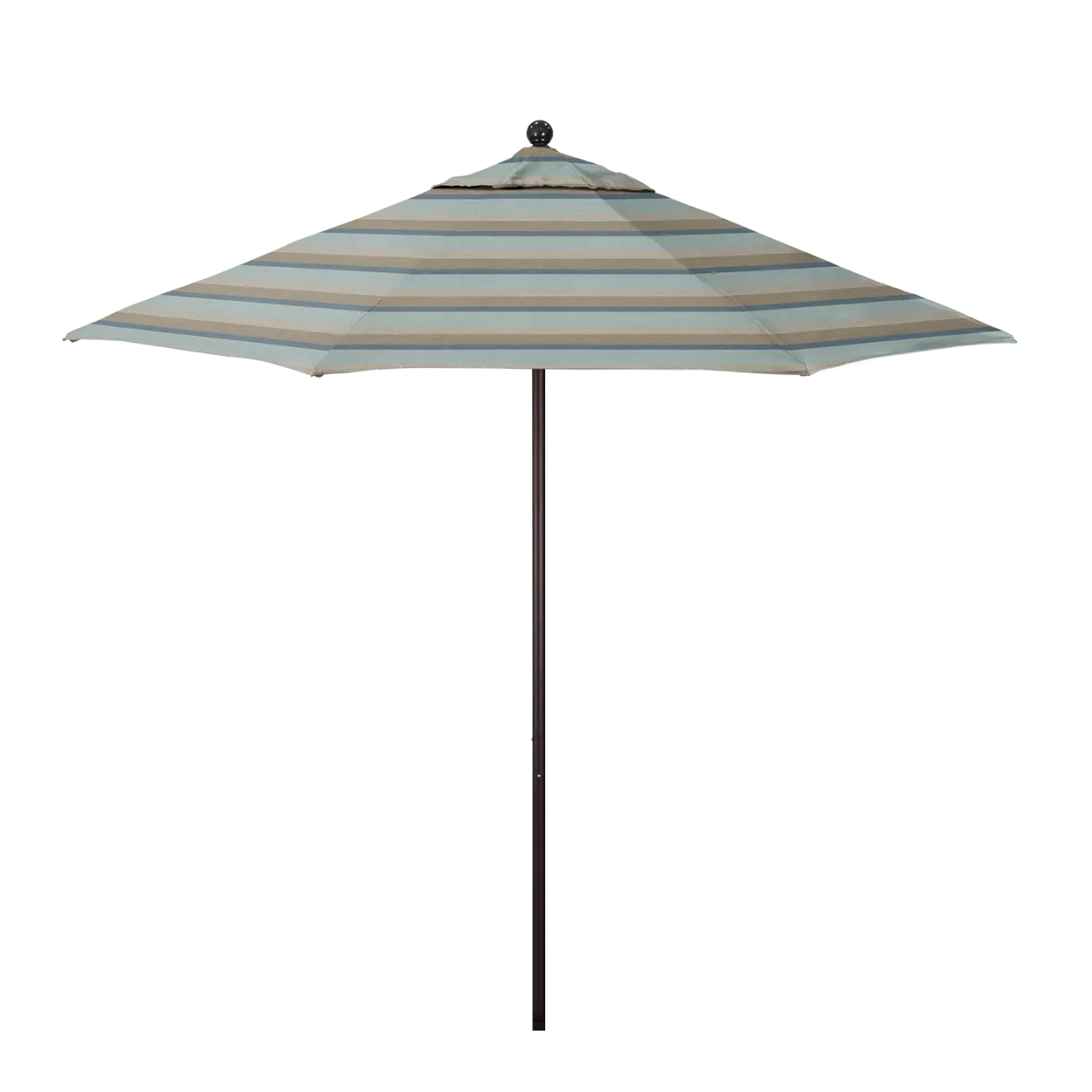 California Umbrella Venture Series 9 foot Commercial Patio Umbrella - Sturdy Aluminum Pole with Push Lift and Fiberglass Ribs