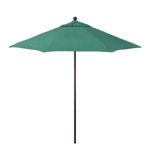 California Umbrella Venture Series 9 foot Commercial Patio Umbrella - Sturdy Aluminum Pole with Push Lift and Fiberglass Ribs