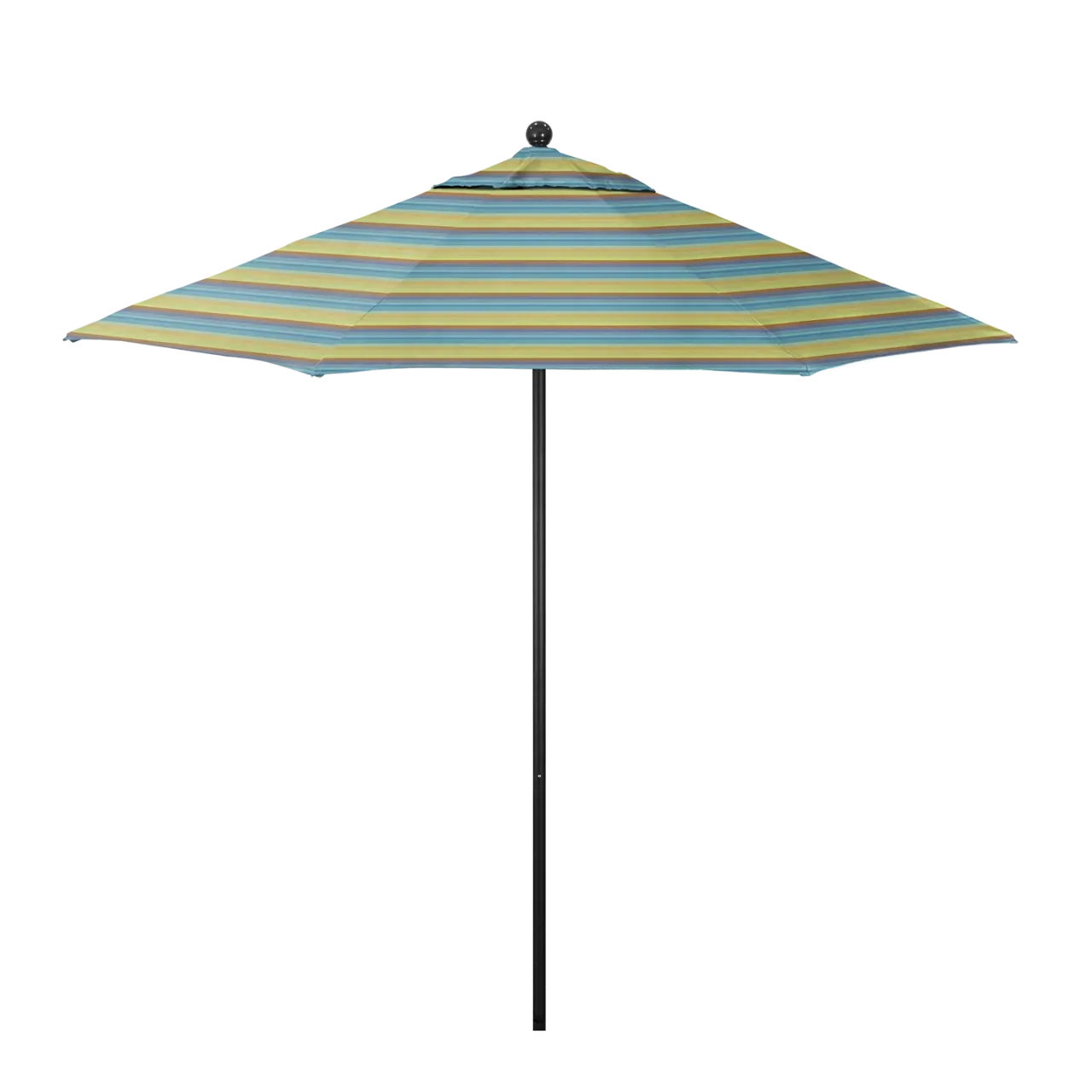 California Umbrella Venture Series 9 foot Commercial Patio Umbrella - Sturdy Aluminum Pole with Push Lift and Fiberglass Ribs