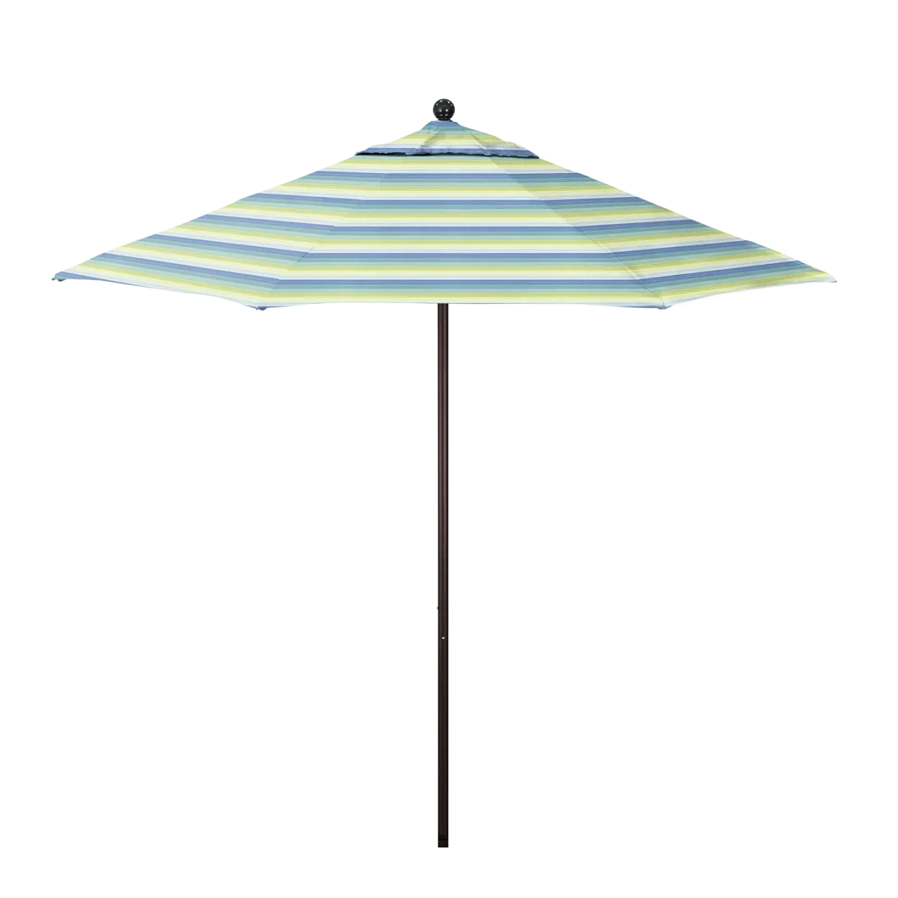 California Umbrella Venture Series 9 foot Commercial Patio Umbrella - Sturdy Aluminum Pole with Push Lift and Fiberglass Ribs