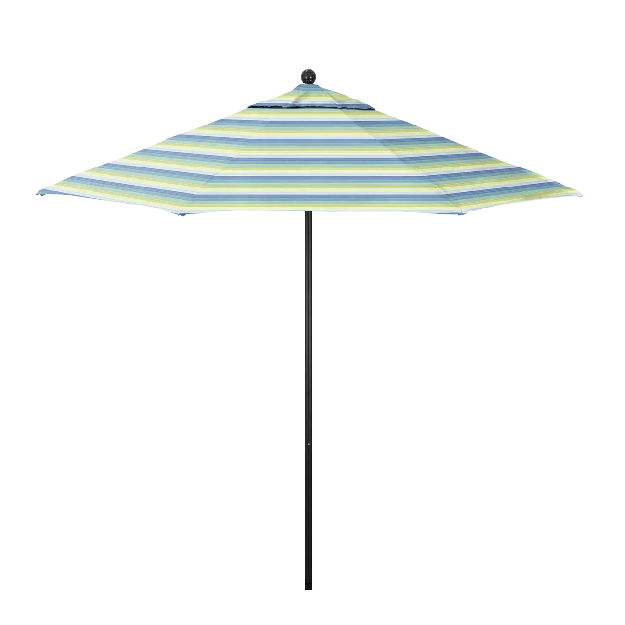 California Umbrella Venture Series 9 foot Commercial Patio Umbrella - Sturdy Aluminum Pole with Push Lift and Fiberglass Ribs