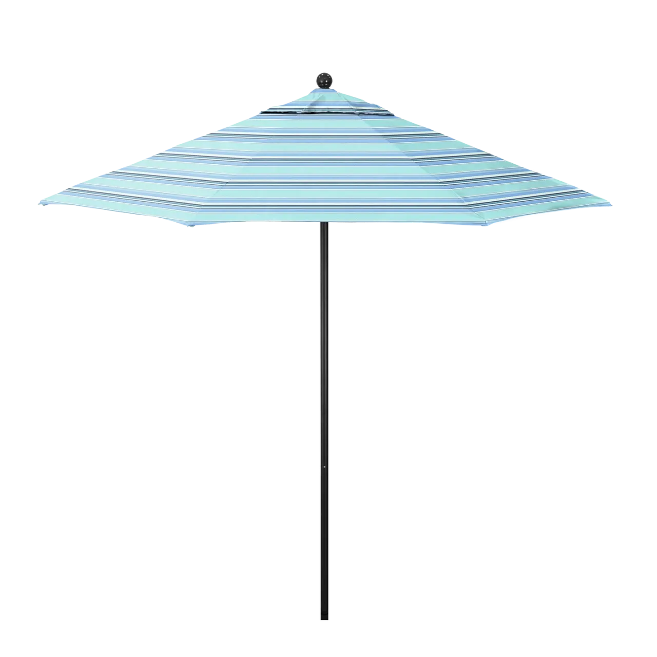 California Umbrella Venture Series 9 foot Commercial Patio Umbrella - Sturdy Aluminum Pole with Push Lift and Fiberglass Ribs