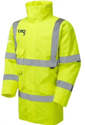 CEG Padded Hi Vis Site Jacket