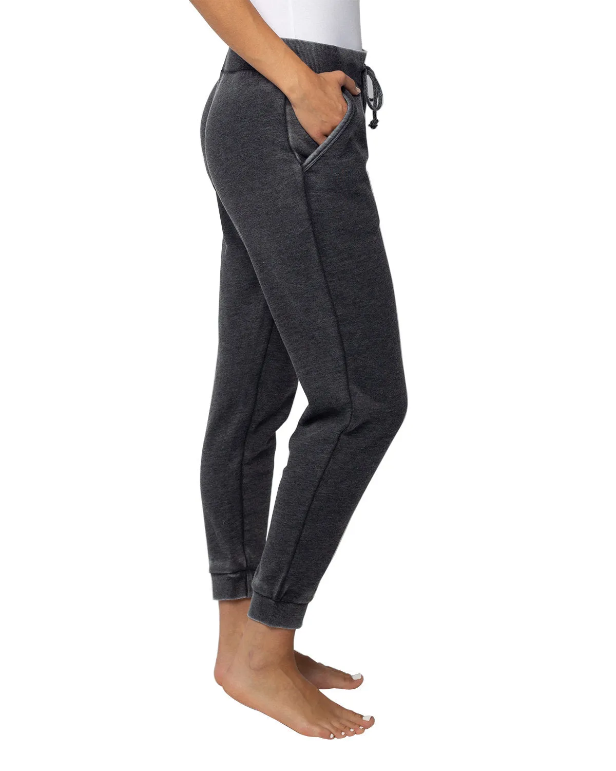 Chicka-d Ladies' Burnout Campus Sweatpants