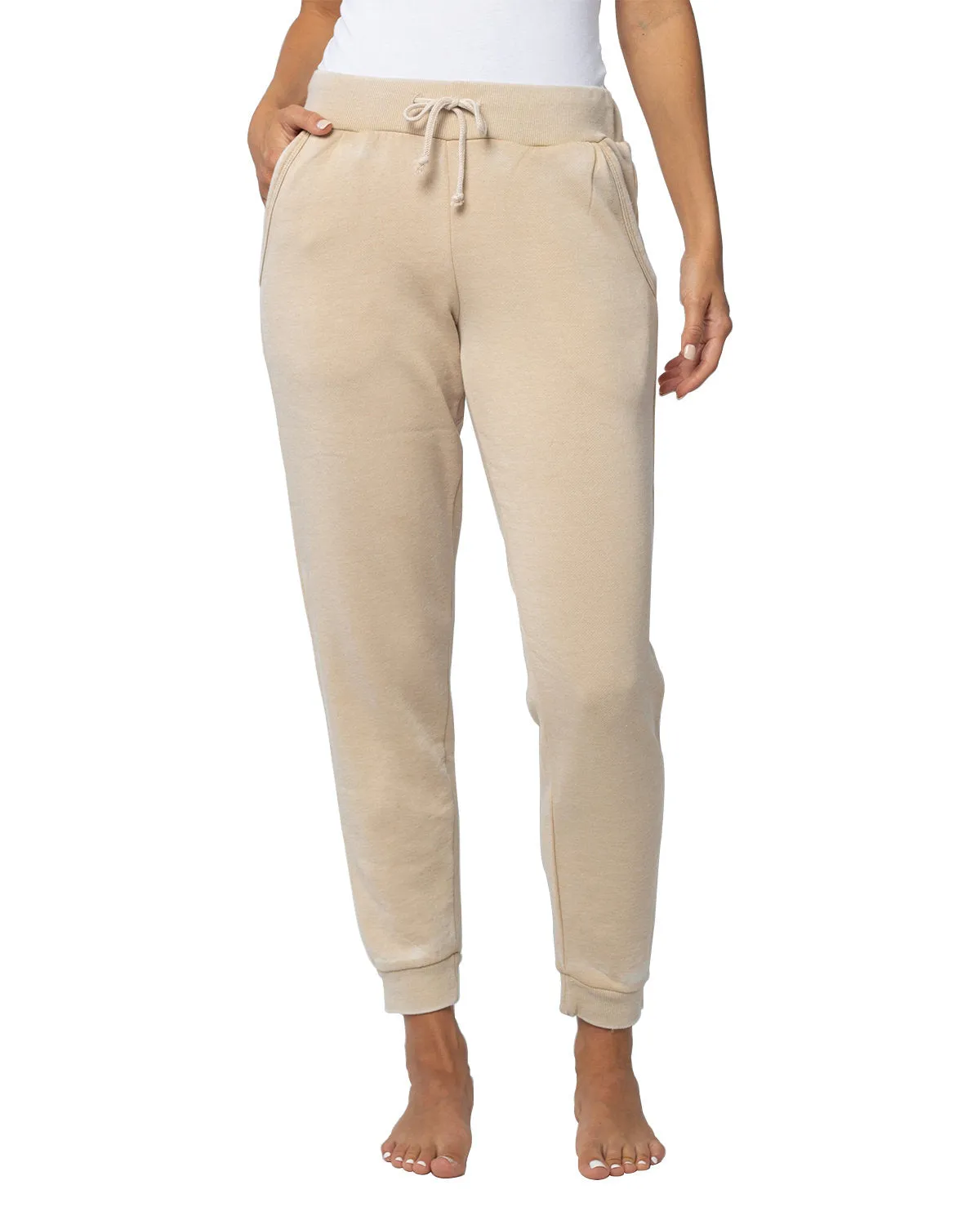 Chicka-d Ladies' Burnout Campus Sweatpants