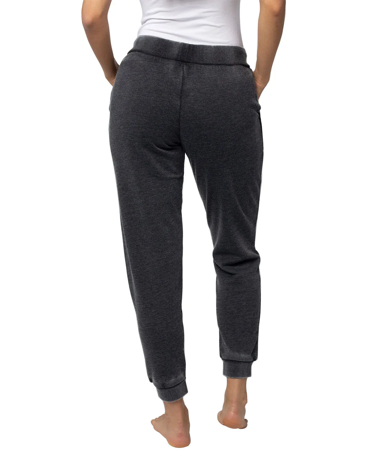 Chicka-d Ladies' Burnout Campus Sweatpants