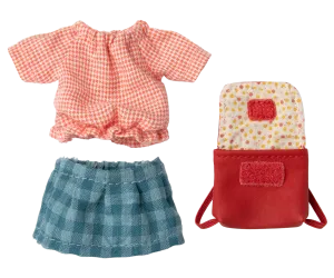 Clothes & Bag, Big Sister - Red