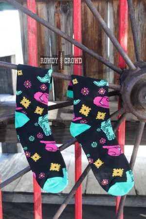 Cowboy Up Socks