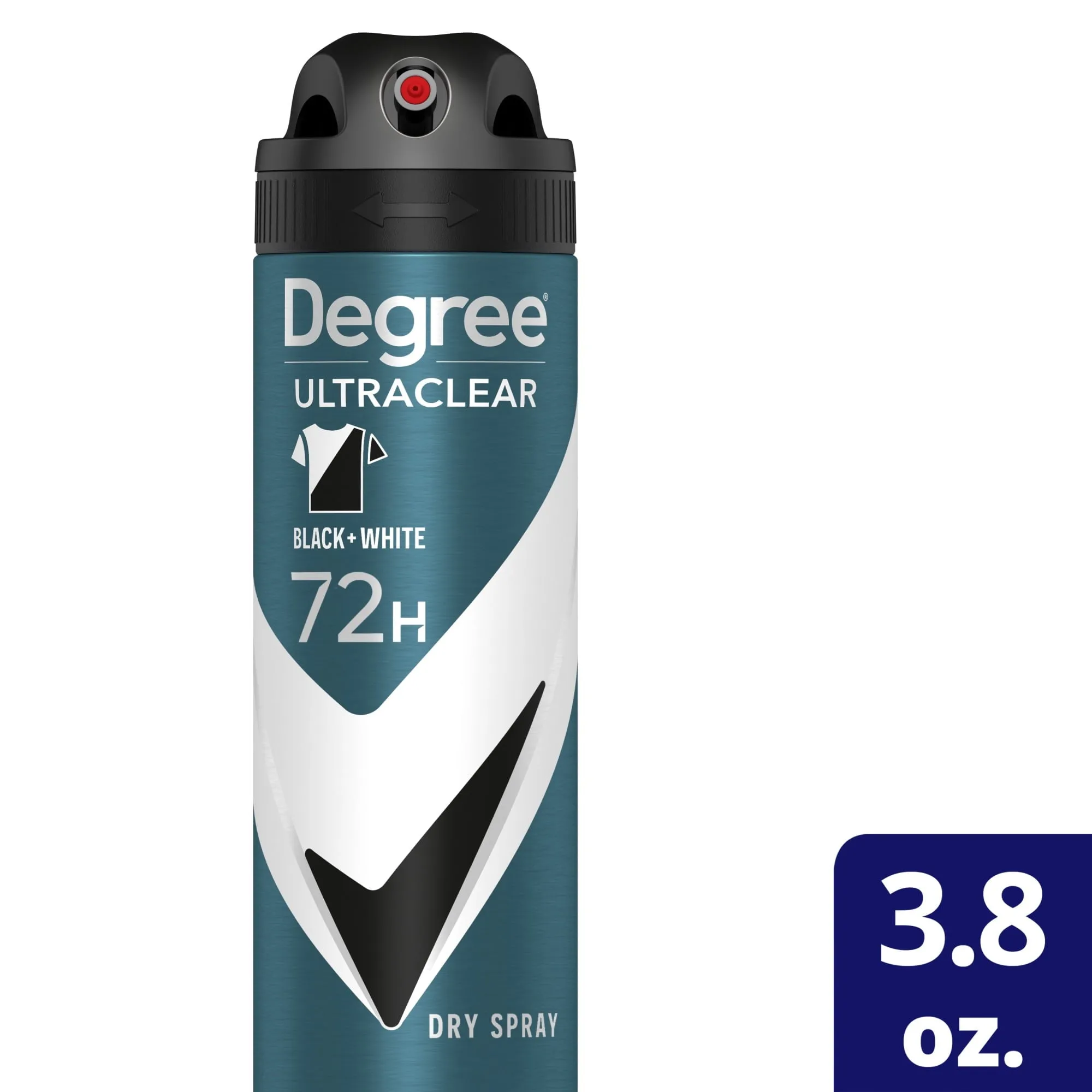 Degree Ultra Clear Long Lasting Men's Antiperspirant Deodorant Dry Spray, Fresh, 3.8 oz